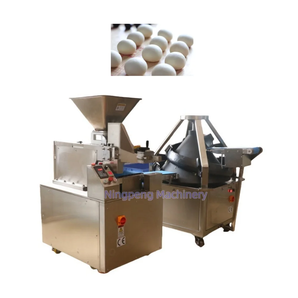 continuous bread dough dividing machine volumetric dough cutter dividers rounder machine round dough divider and rounder machine