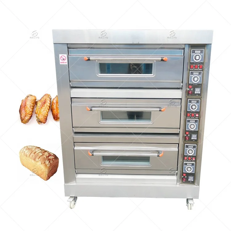 3 deck commercial pizza oven manufacturer kitchen bread baking bakery cake oven prices electric oven