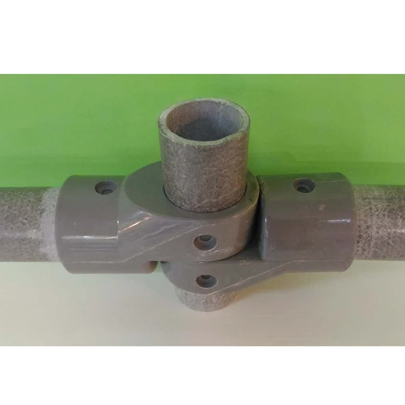Fast Delivery Frp Connector Reinforced Plastic Handrail Fittings Frp Handrail Connector