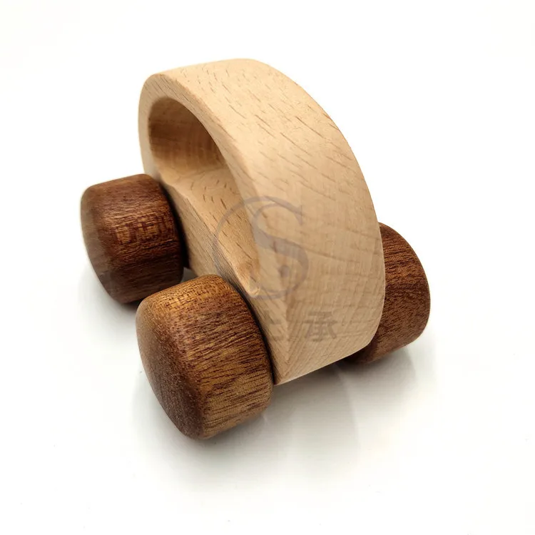 Z1165 European and American popular Creative wooden model car children family toys can be customized as birthday gifts for boys