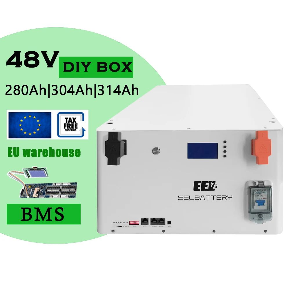 ЕС запас EEL DIY 51 2 В 280ah 304ah lifepo4 аккумуляторная батарея с инвертором для системы хранения энергии 48 литий-ионные батареи