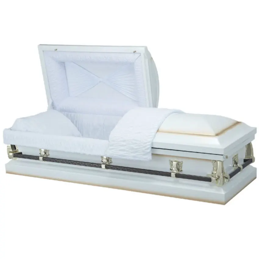 American Style Golden Coffins and Caskets Price Wholesale