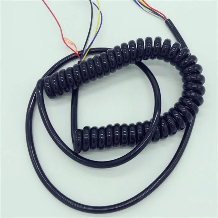  Micro usb/Вилка питания велкобритания/Molex Tyco Amp возраст: 3 4 6 7 8 9 10 12 ядер гибкой пружиной спиральный