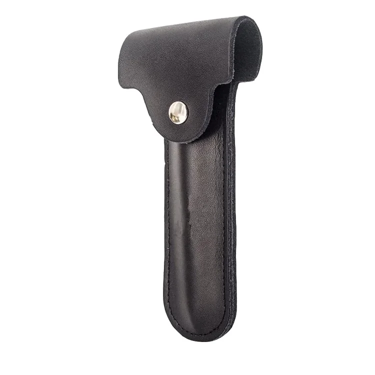 High Quality Leather Razor Case Waterproof Travel Leather Storage Case For Razor Double Edge Safety Razor Case Cover