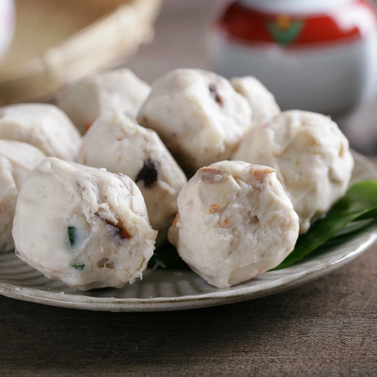 Замороженные морепродукты shiitake ручной работы Тайвань парусник горячий горшок ингредиенты рыбный шар с вакуумной упаковкой