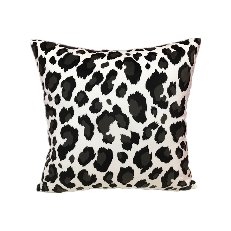 Grey color with Foil Gilding printing Custom detachable decorative square pillow 60 * 60cm sofa decoration