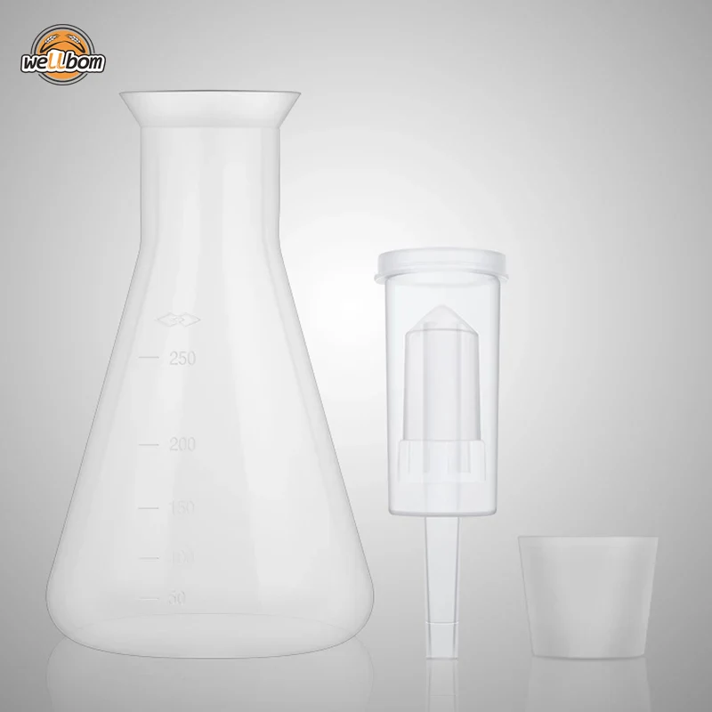 Beer Fermentation Airlock Brew Tool Starter Kit 250ml Erlenmeyer Flask Yeast