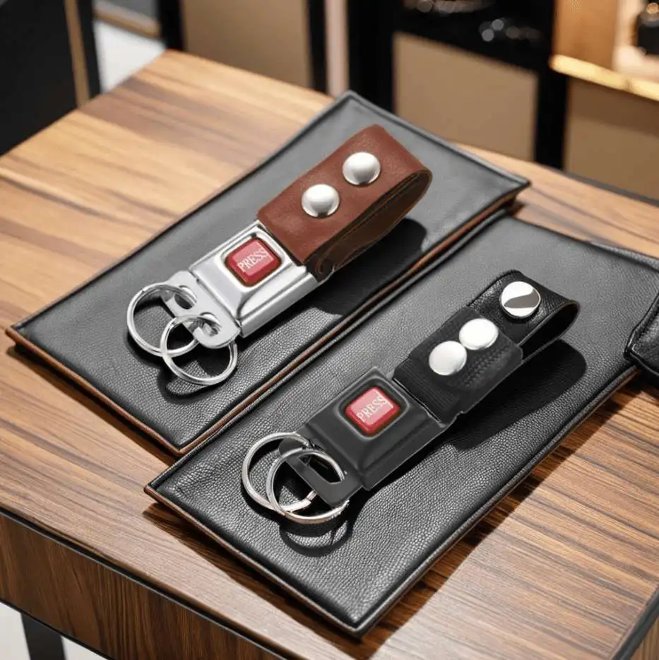 Брелок с пряжкой для ремня безопасности