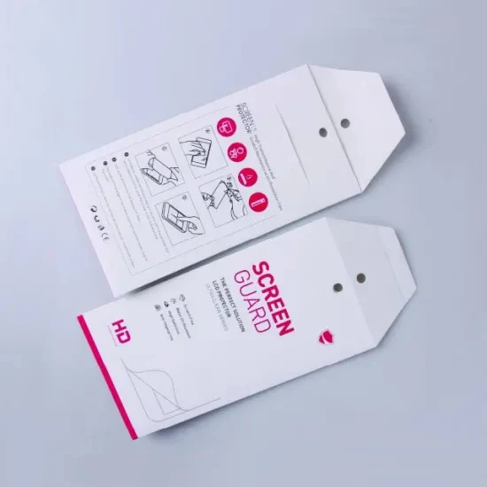 Hot sale custom Logo Packaging Boxes for Tempered Glass Screen Protector Film