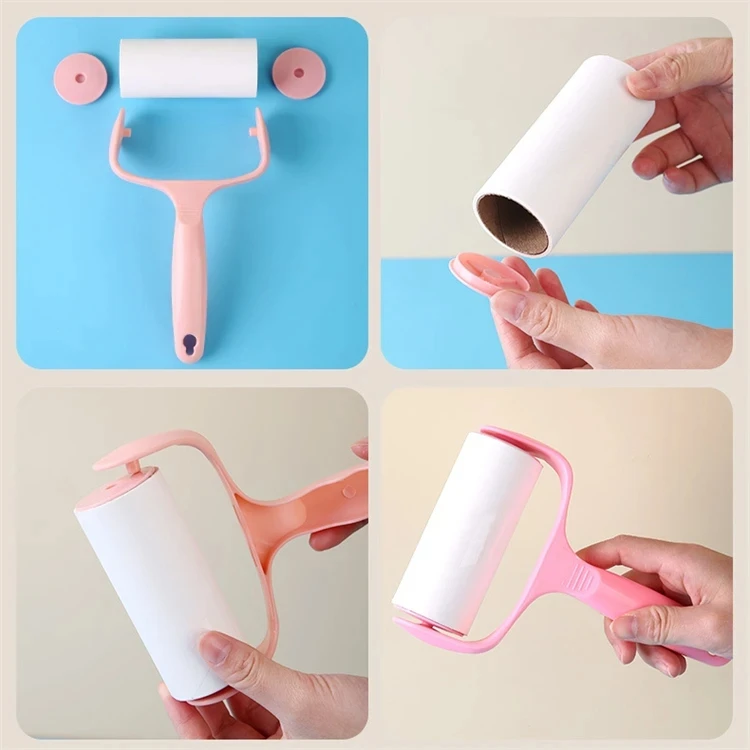 Factory Wholesale Reusable Lint Remover For Clothes Pet Hair Remover Roller Brush Clothes Sticky Roller Brush