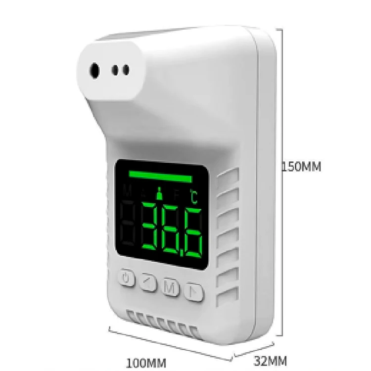 Non contact Forehead Automatic Thermal Hands Free Wall Mounted Infrared Thermometer Scanner