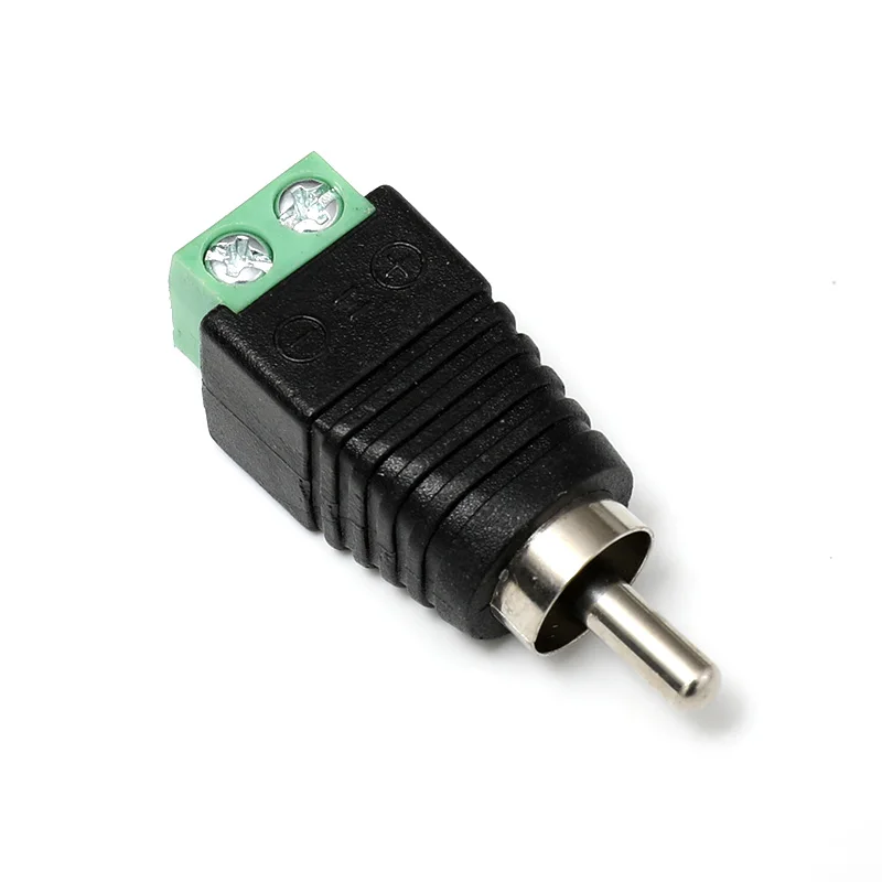 CCTV RCA мужской опрессованный соединитель с винтовыми зажимами (RC100)