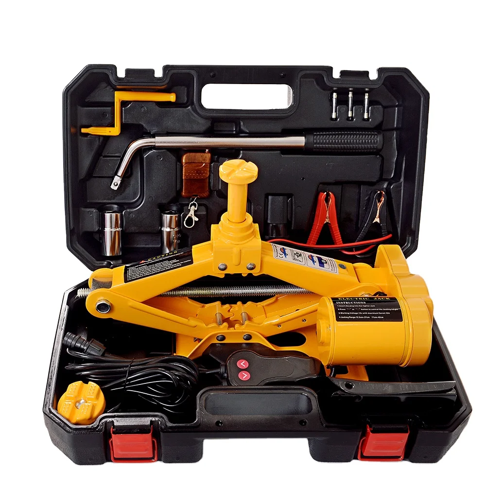 3 Ton Auto Lift Car Lift Jack Under Hoist Stand Electric Jack DC 12V Automotive Repair Tools 3 Ton Lifting height