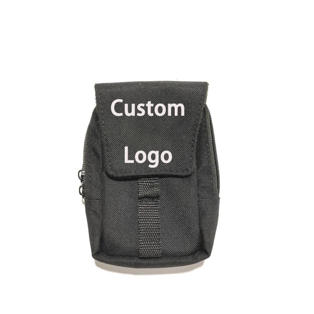 Factory Supply High Quality Nylon Custom Logo  Magnetic Ball Bag Golf Ball Bag
