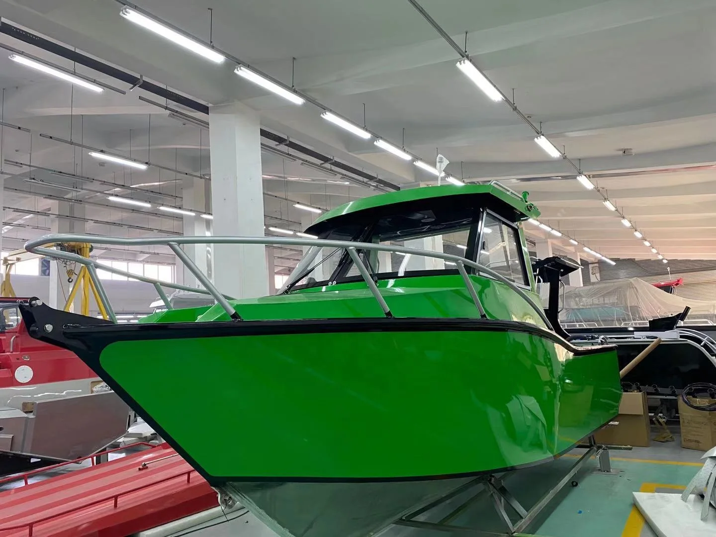 Australia standard 6.25m 21ft high speed deep V hull  fishing yacht rowing vessel Aluminum Fishing Boat