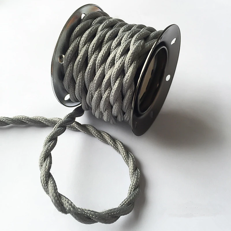 Vintage Colorful Electrical Cable Wire 2*0.75 or 3*0.75 Twisted Cable Wire