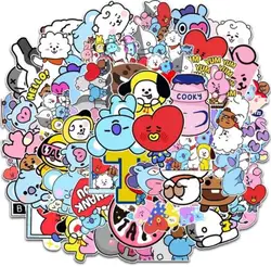 Wholesale 2023 Newest Korean Stickers Cartoon Stickers Bang TWICE Stray Pink Seventeen kids GOT Butter Sticker