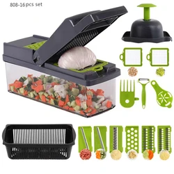 Kitchen Gadgets Vegetable Cutter Chopper Onion Dicer Salad Food Slicer Potato Peeler Multi Fruit Vegetable Tools Chopper Grater