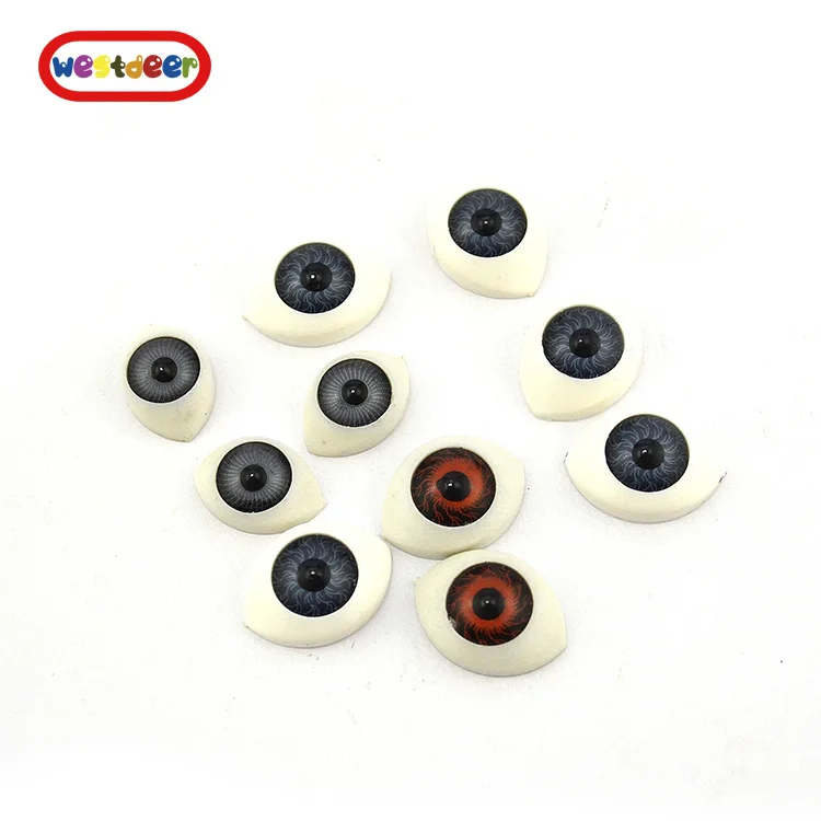 
100 PCS Packing Beautiful Plastic Girl Acrylic Doll Eyes 