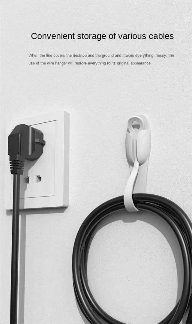 Kitchen electrical wire winder Multifunctional bundling lanyard data cable wire storage fixed collection line organizer