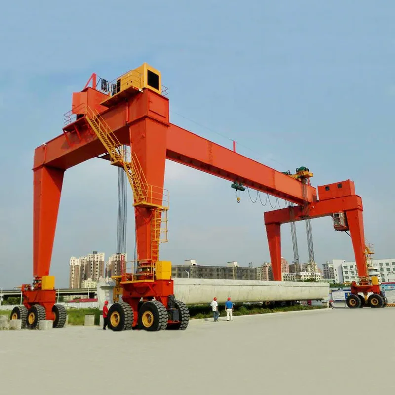 50 ton high quality factory price container handling equipment rubber tyre gantry crane