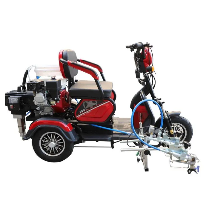 DP-6335LSP Ride-on Airless Line Striper Gas Roadline Paint machine