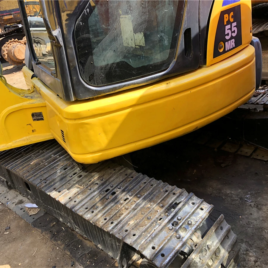  used hydraulic excavator original Komatsu pc55 secondhand track digger with 1 year warranty pc200 pc100