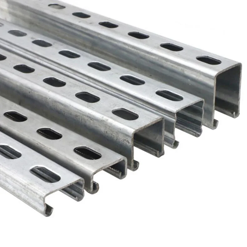Cheap And High Quality Galvanized Slotted Channels Stainless Steel Plain Support Channel