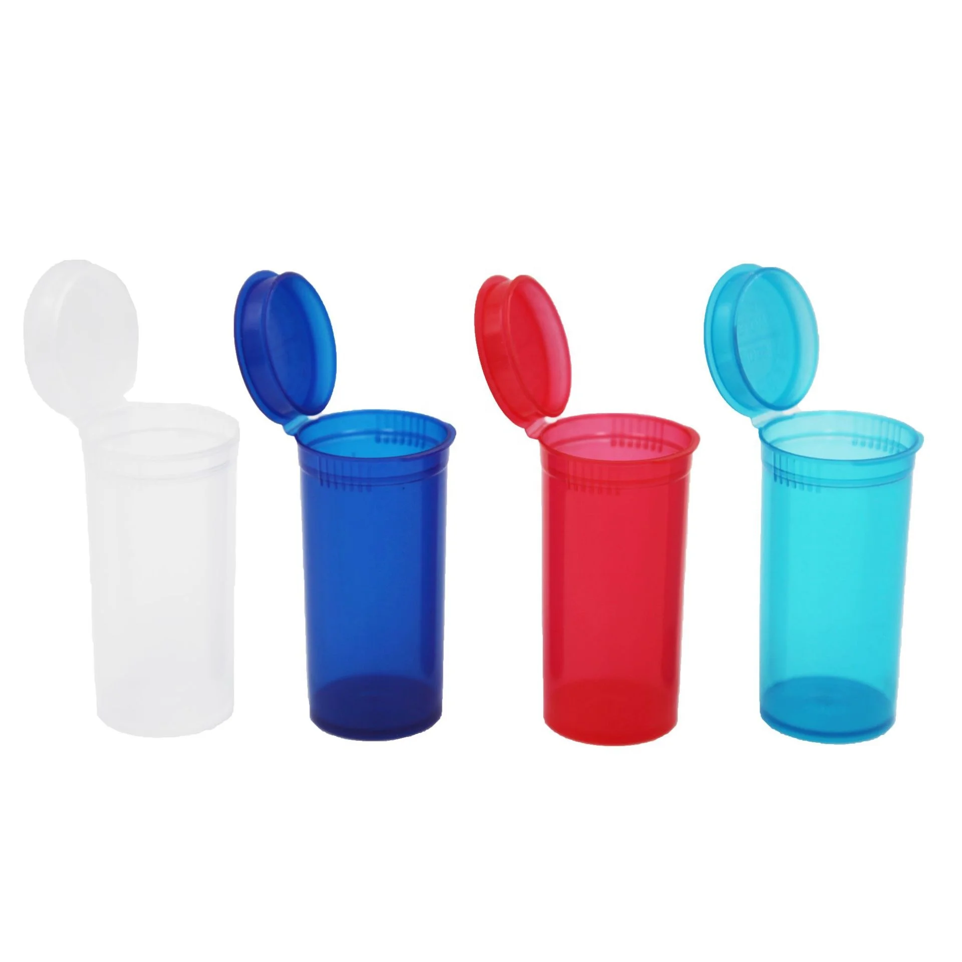 
Hot Sale Pharmaceutical Plastic Pill Pop Top Squeeze Bottles Container 