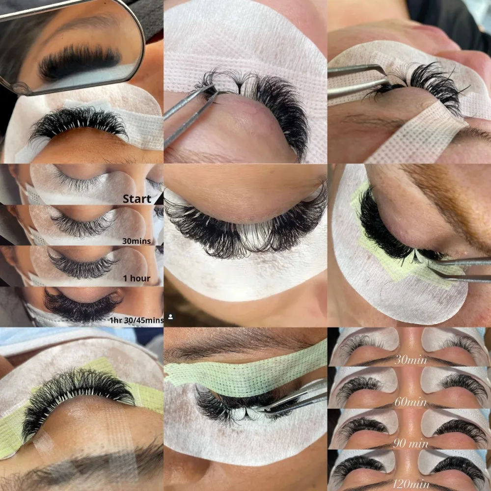 Eyelash Extension Pads Patches Pink Purple Under Eye Mask Collagen Hydrogel Eye Patch For Eyelash Extension Gold Eye Pads