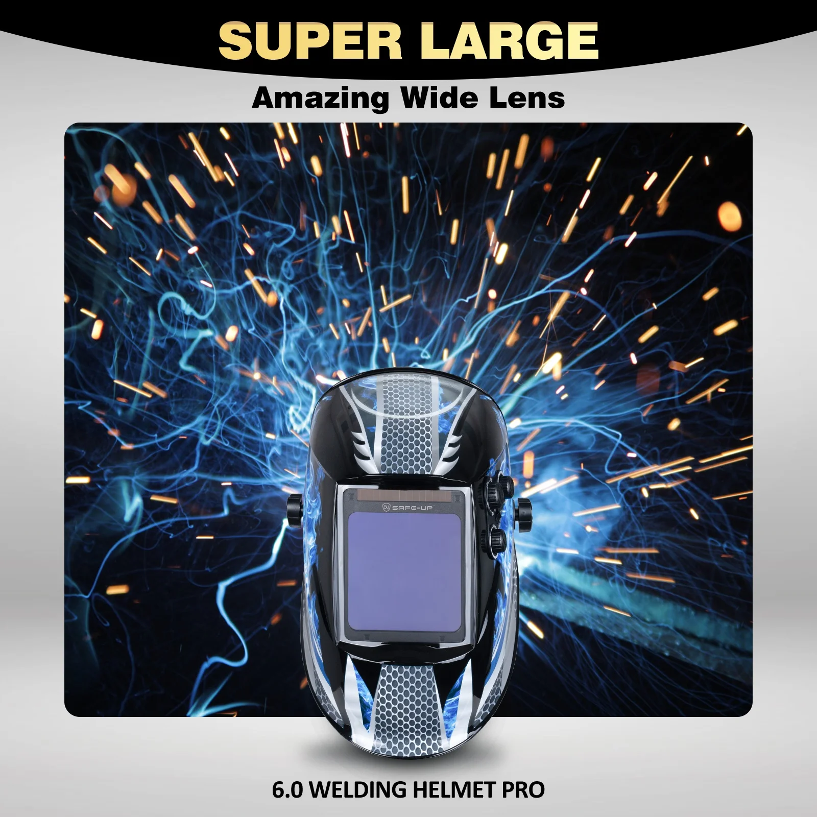 Rushed special offer welder favorite  self checking function auto changing filter iron man hat