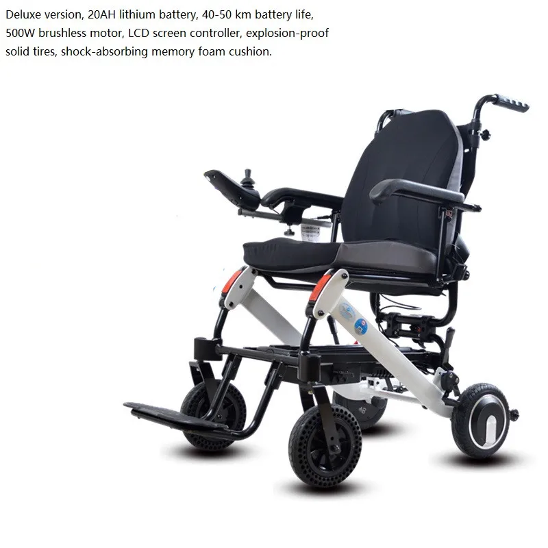lightweight wheelchair electric wheelchair lightweight foldable portable hospital elder disable care electric wheelchair-BZ-DY01