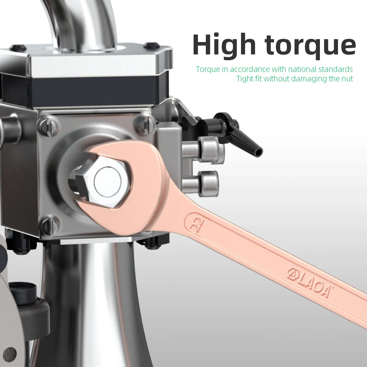 LAOA Beryllium Bronze Explosion-Proof DoublE-ended Open-End Wrench Copper Wrench Double Dull Wrench 5.5mm -85mm Optional