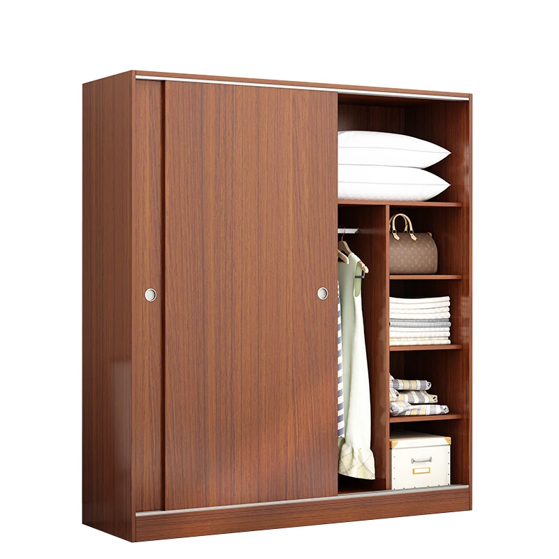 Top quality simple wooden furniture bedroom wardrobe