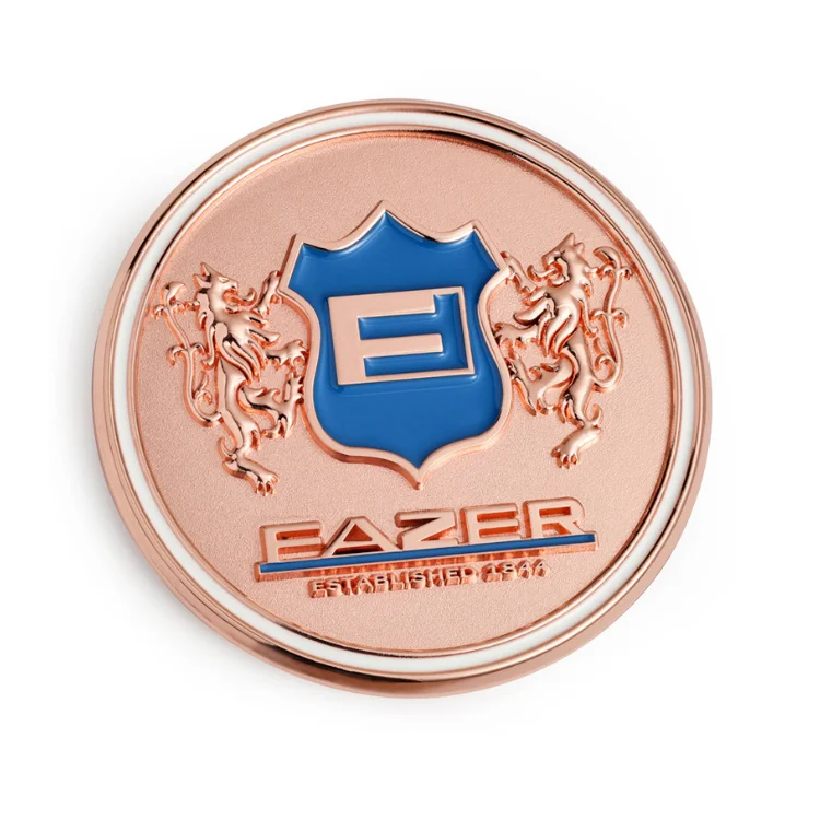 Custom Logo Badges Nice Badge Electroplating Vintage Craftsmanship Cool 3D Metal Brass Nameplate Badges Pendant