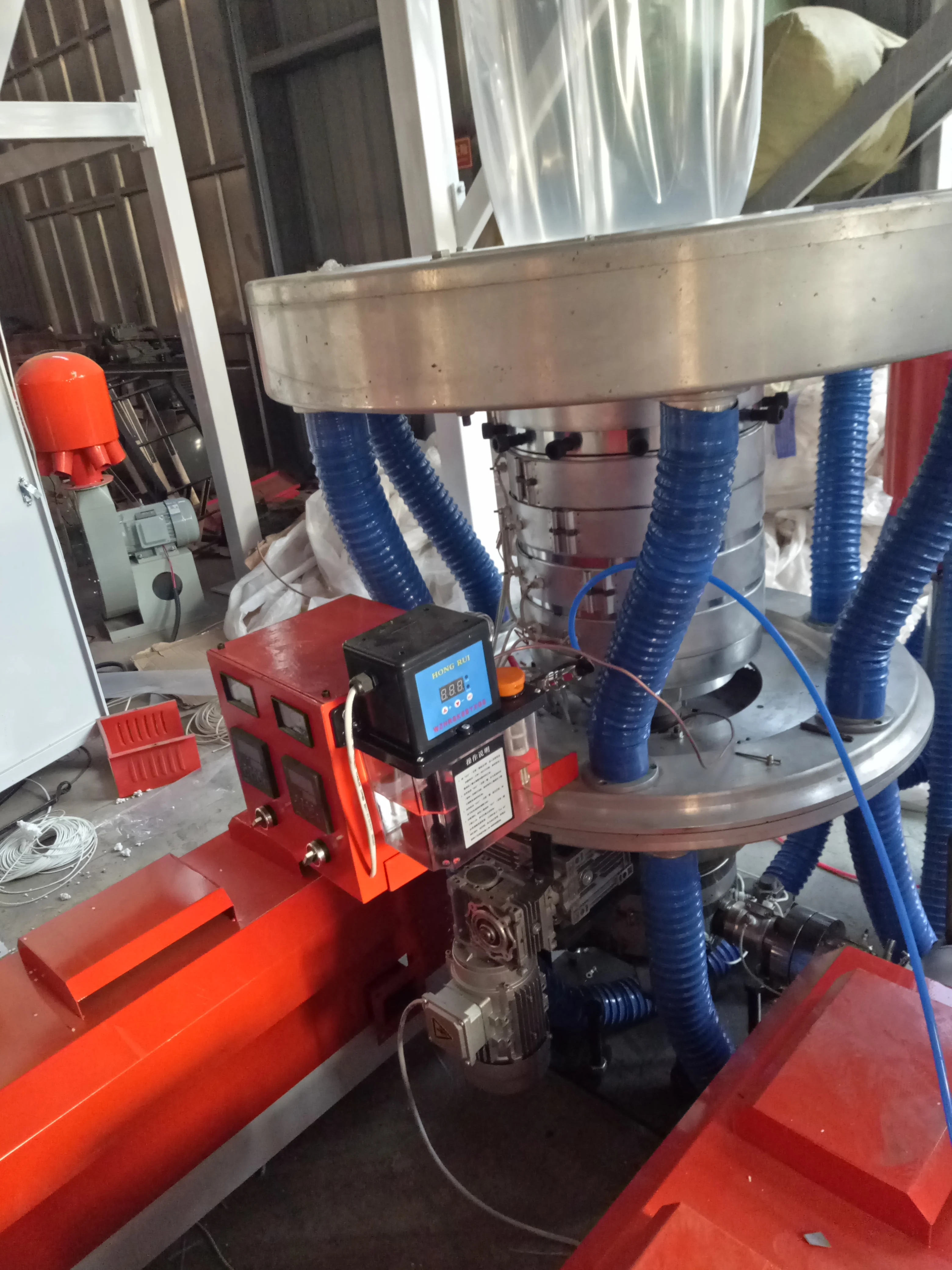 LDPE HDPE LLDPE High Speed ABA Film Blowing Machine