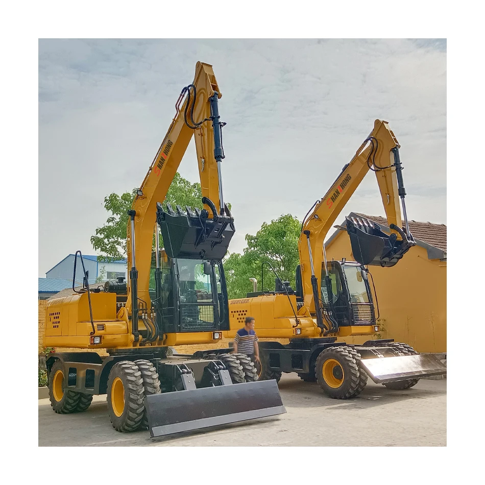 13 ton tire hydraulic excavator for large and medium-sized construction equipment