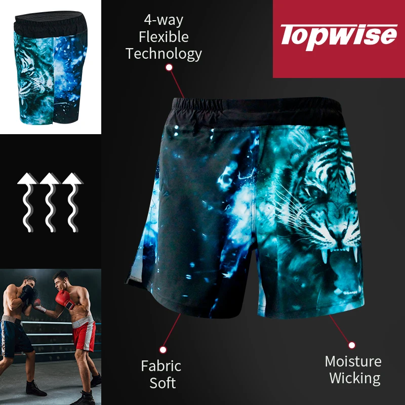 Custom Sublimation Printing Martial Arts Muay Thai Ufc Fighting Boxing Mma Muaythai Shorts