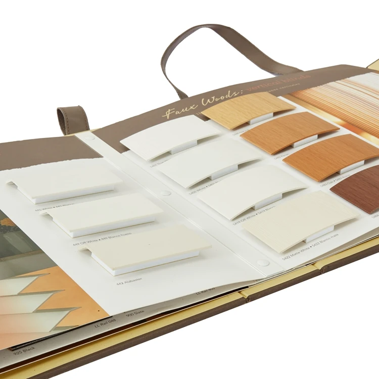 
High Quality honeycomb shades curtain swatch book blinds sample book from China 