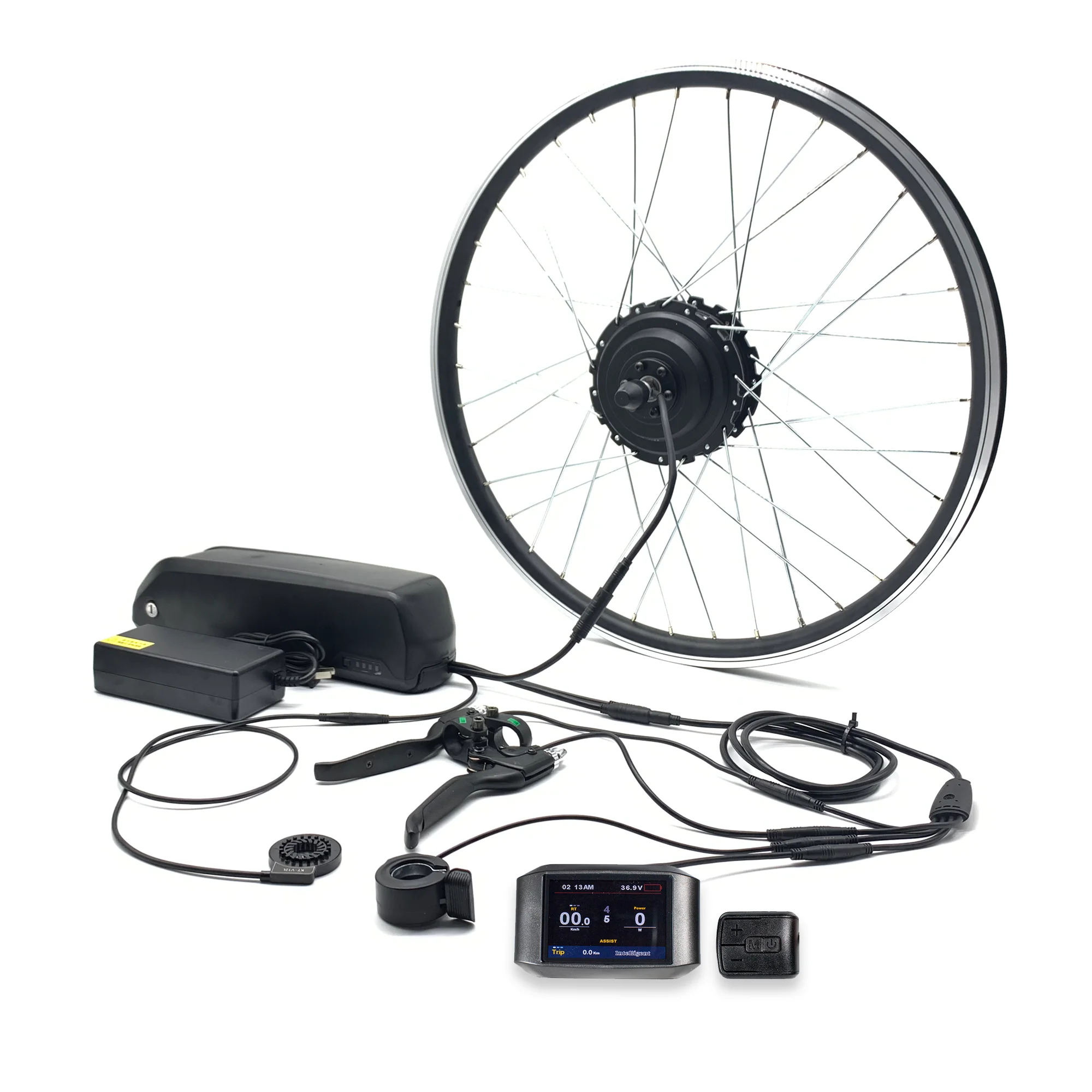 Greenpedel 36v 48v 350w 500w 750w waterproof electric e bike bicycle battery hub motor conversion kit