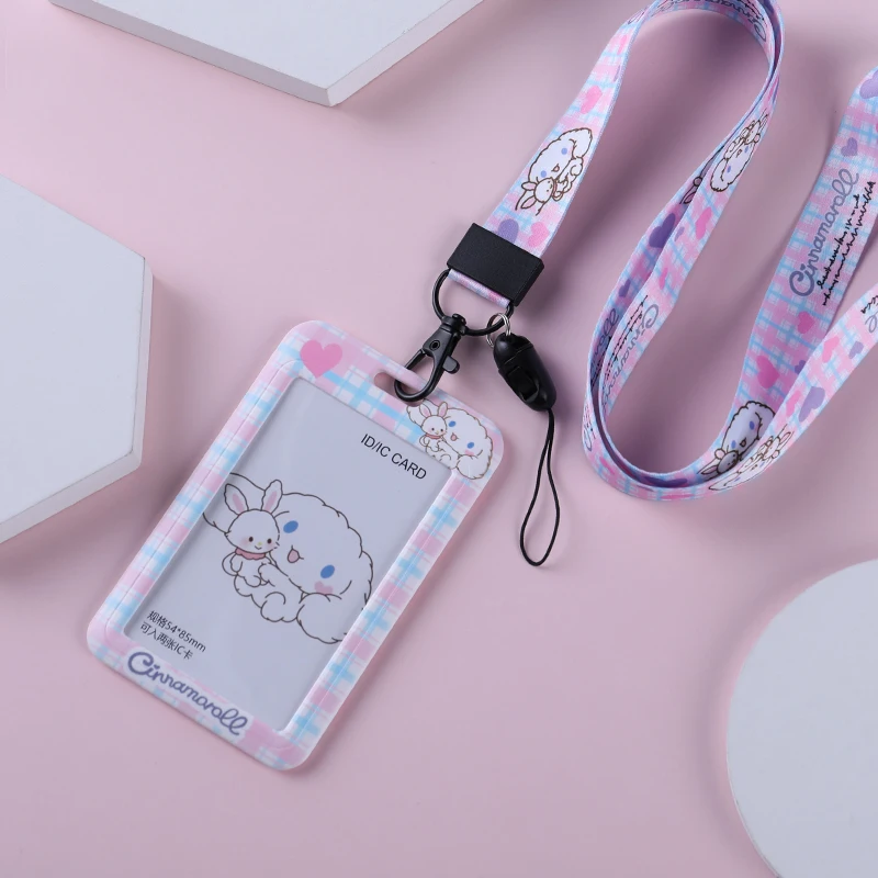 Dongguan Factory Best Selling  Popular  Lovely  Certificate Abs Material Id Card Holder Badge  With  Lanyard