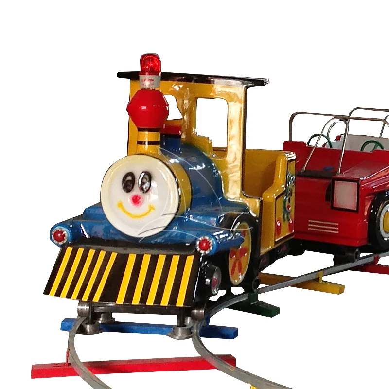 amusement train adult and kids Ride train set garden electric track train rides with Track