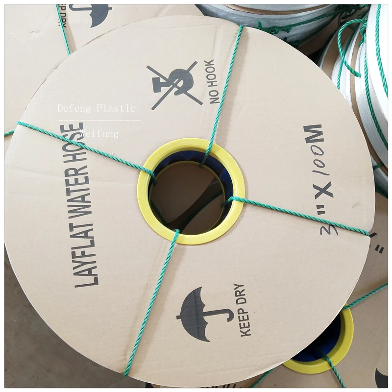 Direct Selling Colorful PVC Anti-Erosion Lay Flat Irrigation Hose for Garden