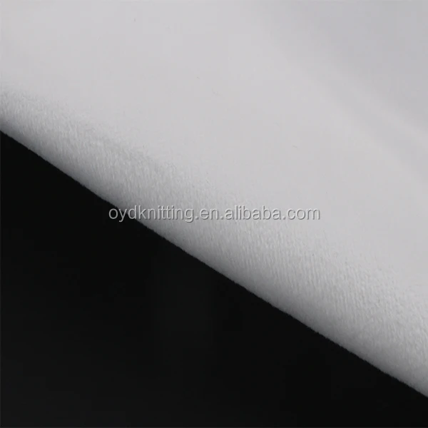 100% Polyester White Minky Fabric for Sublimation Printing, for DIY Pattern Pillow/Table Cloth