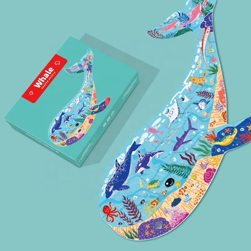 
Wholesale Animal Designs Wooden 3D Kids Educational Toy Creative Jigsaw Puzzle DIY Cube For Children 