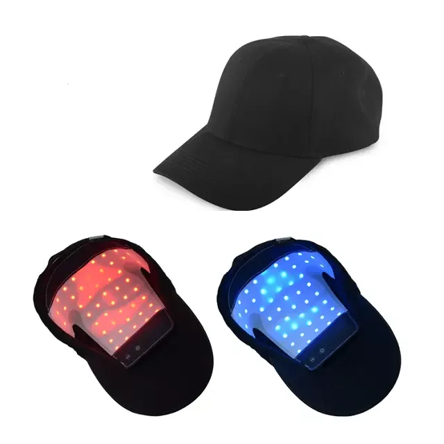 Blue/red Light Hair Growth Led Hair Cap 470nm 630nm 650nm Led Light Therapy Pad For Hair Growth