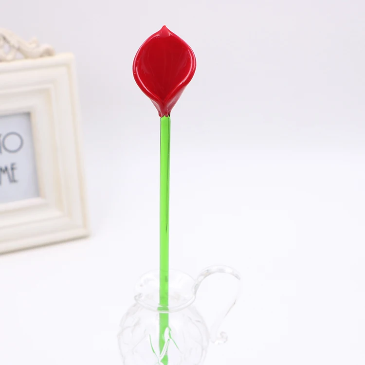 All kinds of  flowers sculpture long stem glass all kinds of flowers