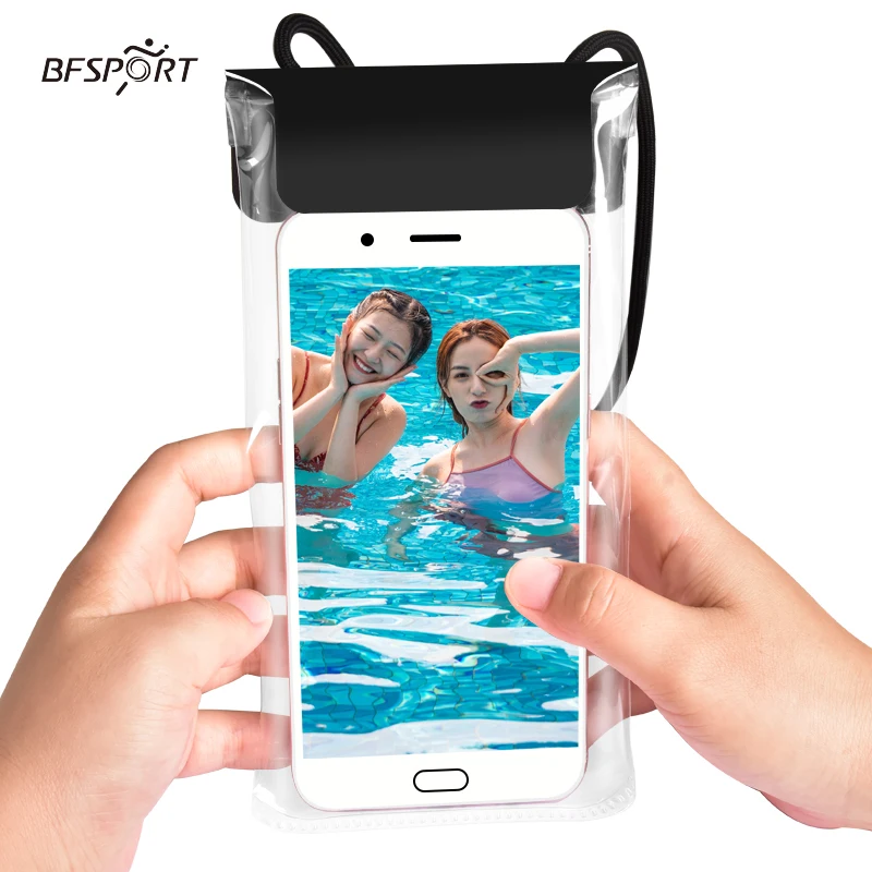 Hot Sale Universal Waterproof PVC Clear Mobile Phone Case for All Series Smart Phones Water Resistant Bags