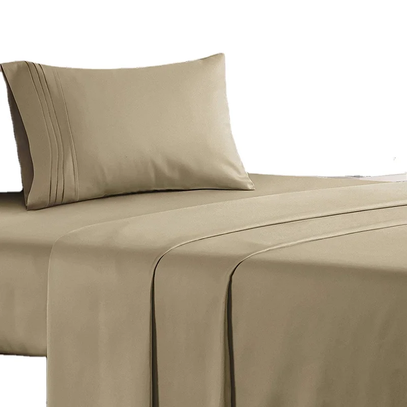 
Amazon Top Sales Single Bed Set 3-Piece University Dormitory Hotel Luxury Bed Linen Super Soft And Breathable Cool Bed Linen 