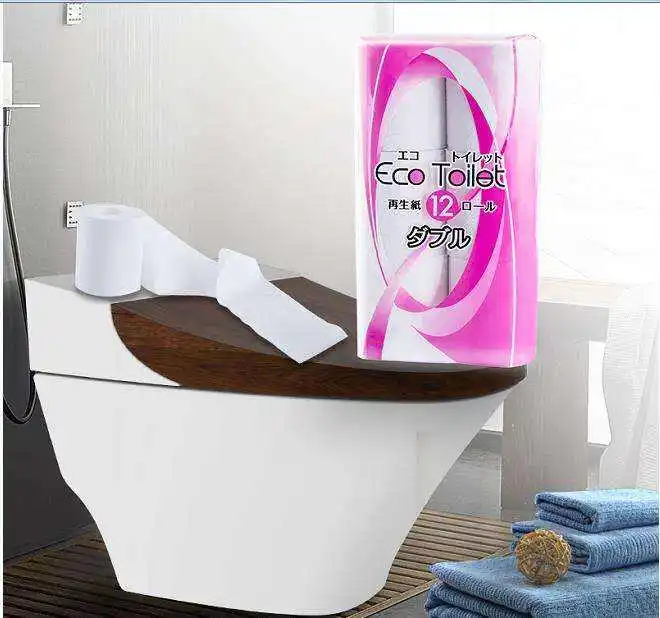 Sunjoy Household Soft 2ply Cheap Organic Toilet Paper Standard Roll Wholesale With Core